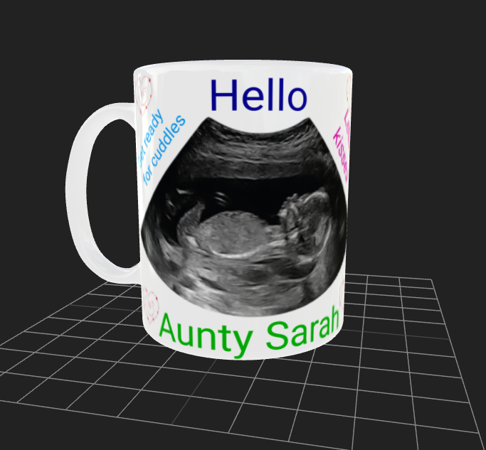 Auntie Alert! Get Ready to FREAK OUT! Personalized Pregnancy Announcement Mug