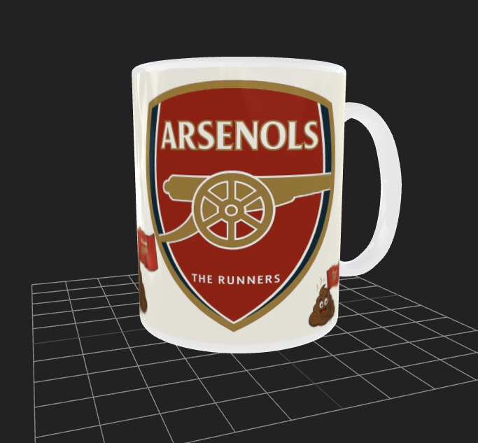 arsenols 11oz footy mugs kick off your morning with a laugh