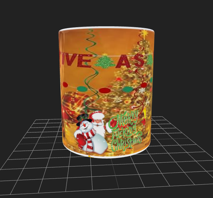 🎄 FESTIVE AS FK Christmas Mug - 11oz Funny Holiday Coffee Cup 🎅☕**